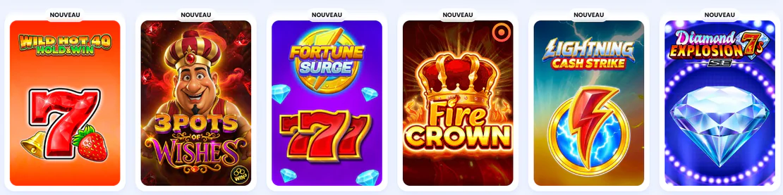 Jeux en argent réel chez CasinoLab